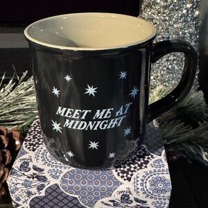 Taylor Swift Meet Me At Midnight Mug Clock Blue Stars